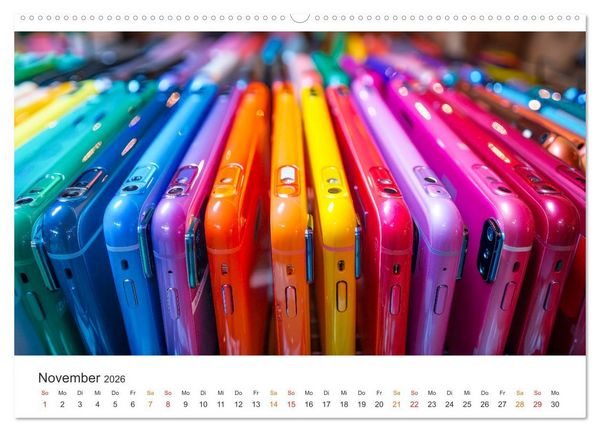 Produktbild: Farben des Moments (hochwertiger Premium Wandkalender 2026 DIN A2 quer), Kunstdruck in Hochglanz