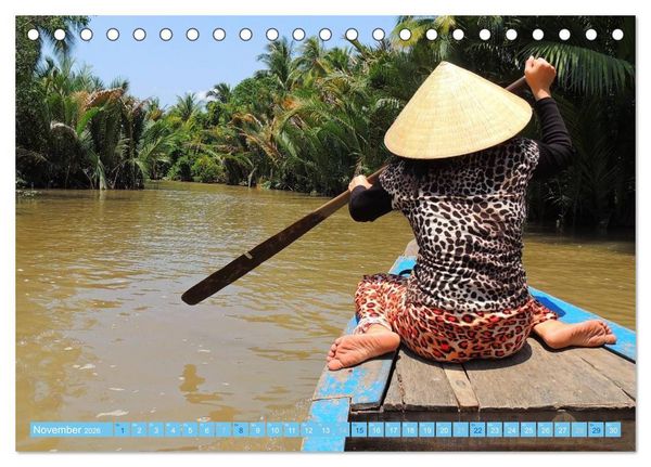 Produktbild: Vielseitiges Vietnam (Tischkalender 2026 DIN A5 quer), CALVENDO Monatskalender