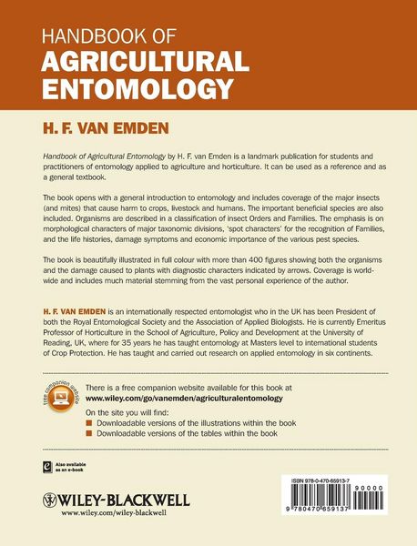Produktbild: Handbook of Agricultural Entomology