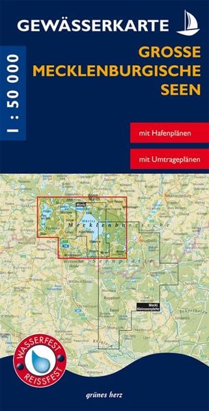 Gewässerkarte Große Mecklenburgische Seen, Sonstige von , Grünes Herz, 978-3-86636-500-1