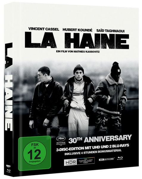 Produktbild: La Haine - Hass - Mediabook (4K Ultra HD+2 Blu-ray)