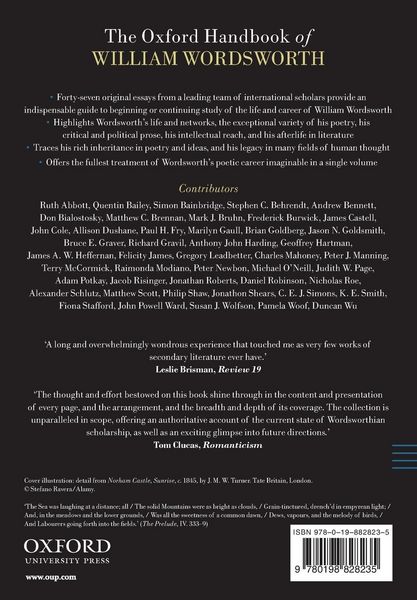 Produktbild: The Oxford Handbook of William Wordsworth