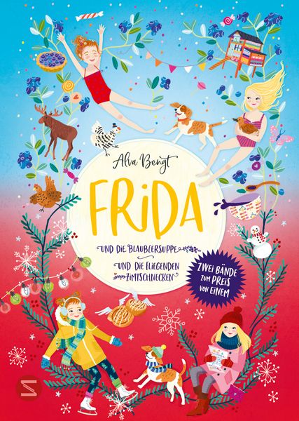 Produktbild: Frida Doppelband (Enth&auml;lt die B&auml;nde 1: Frida und die Blaubeersuppe und Band 2: Frida und die fliegenden Zimtschnecken)