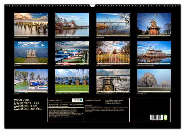 Produktbild: Reise durch Deutschland - Bad Zwischenahn am Zwischenahner Meer (Wandkalender 2026 DIN A2 quer), CALVENDO Monatskalender