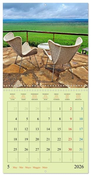 Produktbild: Discover Soroi Lions Bluff Lodge - Kenya (Wall Calendar 2026 12 &times; 12 Inch) CALVENDO 12 Month Wall Calendar