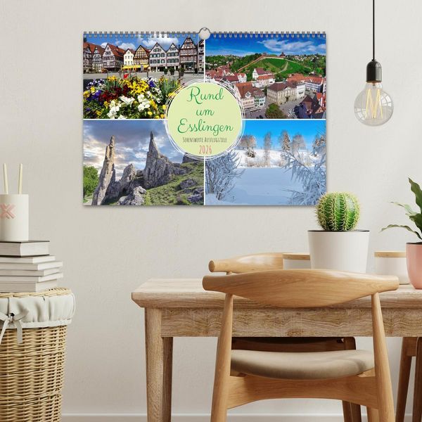 Produktbild: Rund um Esslingen (Wandkalender 2026 DIN A3 quer), CALVENDO Monatskalender