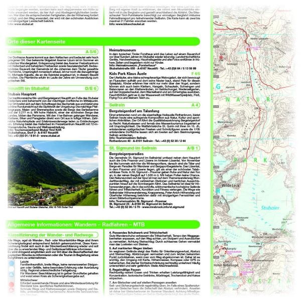 Produktbild: Publicpress Rad- und Wanderkarte Stubaier Alpen, Stubaital, Wipptal 1:35.000