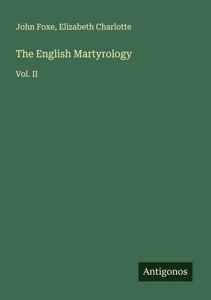 Produktbild: The English Martyrology