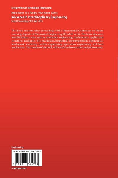 Produktbild: Advances in Interdisciplinary Engineering
