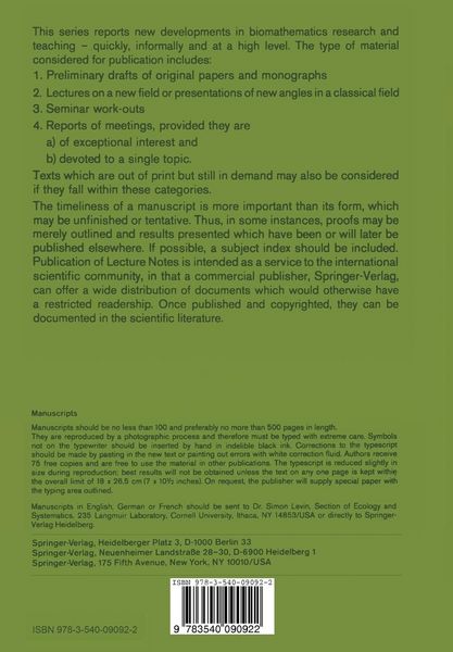 Produktbild: Time Lags in Biological Models