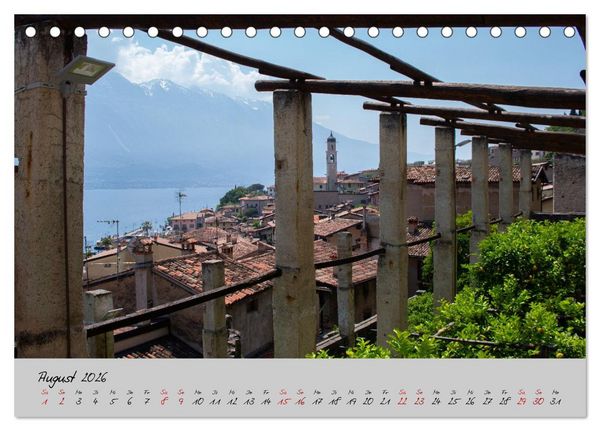 Produktbild: Sehnsuchtsziel Lago di Garda (Tischkalender 2026 DIN A5 quer), CALVENDO Monatskalender