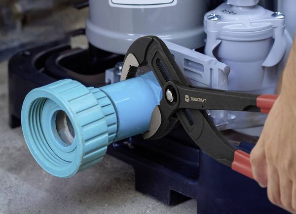 Produktbild: TOOLCRAFT TO-10196961 TO-10196961 Wasserpumpenzange Schl&uuml;sselweite (metrisch) 95mm 400mm