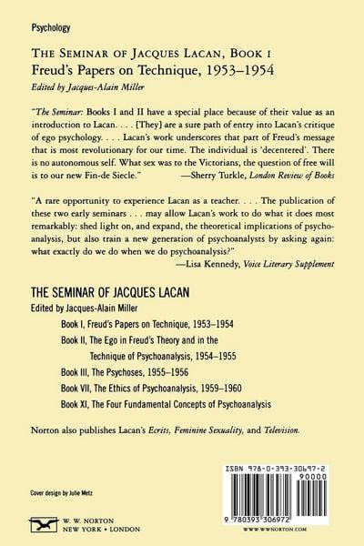 Produktbild: The Seminar of Jacques Lacan