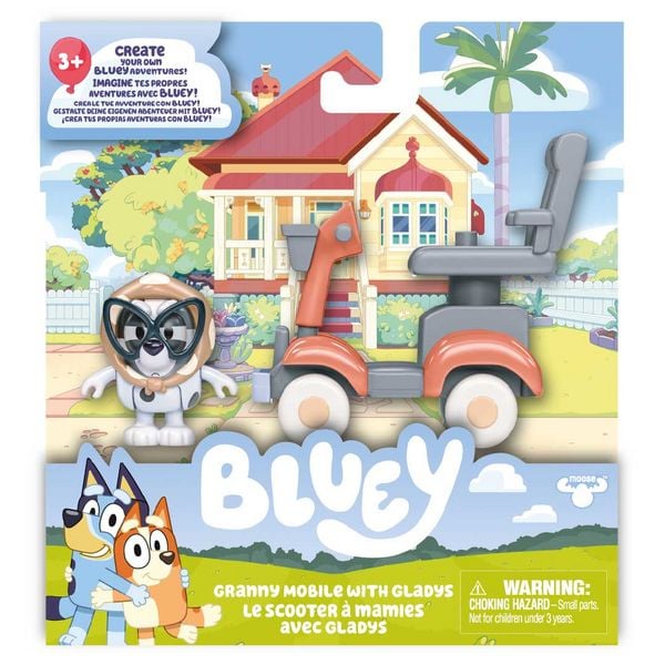 Produktbild: Basic Fahrzeug Bluey mit Figur S15 sortiert