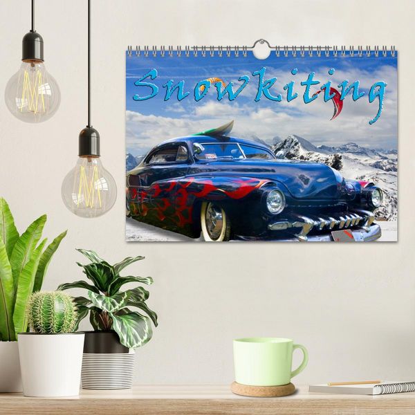 Produktbild: Snowkiting (Wandkalender 2026 DIN A4 quer), CALVENDO Monatskalender