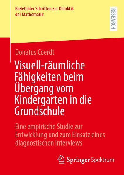 Produktbild: Visuell-r&auml;umliche F&auml;higkeiten beim &Uuml;bergang vom Kindergarten in die Grundschule