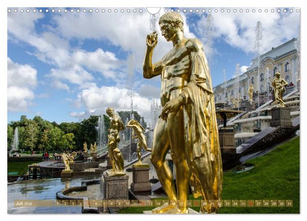 Produktbild: St. Petersburg - Alles Gold was gl&auml;nzt (Wandkalender 2026 DIN A3 quer), CALVENDO Monatskalender
