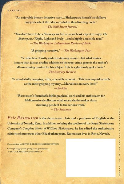 Produktbild: Shakespeare Thefts