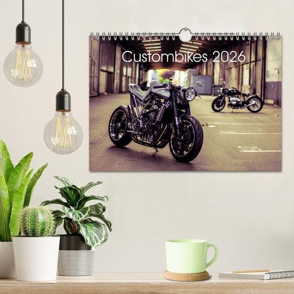Produktbild: Custombikes 2026 (Wandkalender 2026 DIN A4 quer), CALVENDO Monatskalender