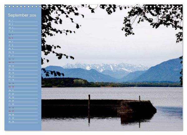 Produktbild: Am sch&ouml;nen Chiemsee (Wandkalender 2026 DIN A3 quer), CALVENDO Monatskalender