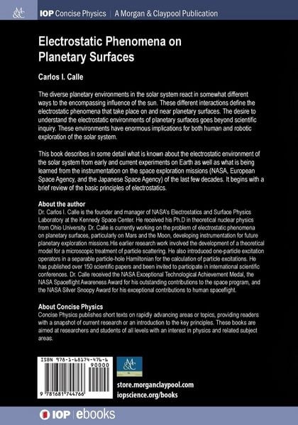 Produktbild: Electrostatic Phenomena on Planetary Surfaces
