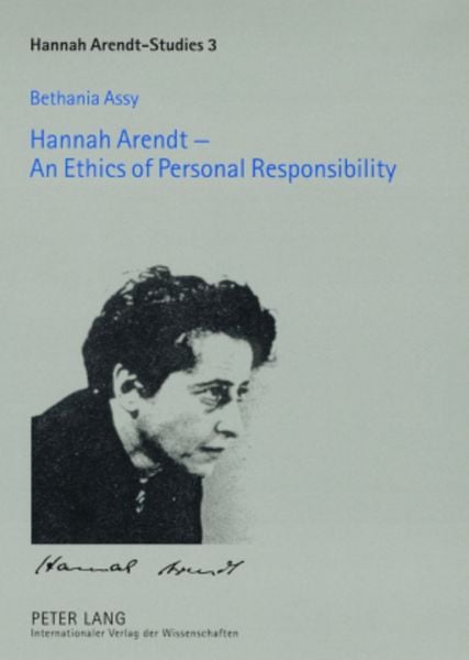 Produktbild: Hannah Arendt &ndash; An Ethics of Personal Responsibility