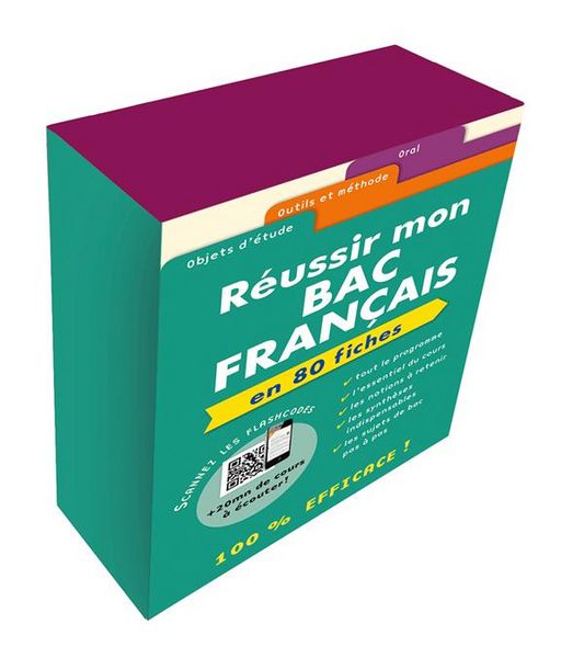 Produktbild: Reussir Mon Bac Francais ; en 80 Fiches