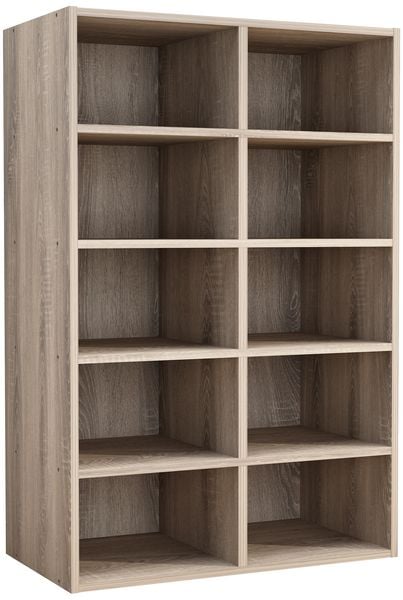 Produktbild: Holz Regal Schuhschrank Schuhregal Hinsol M