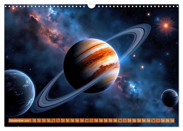Produktbild: Ferne Galaxien (Wandkalender 2026 DIN A3 quer), CALVENDO Monatskalender