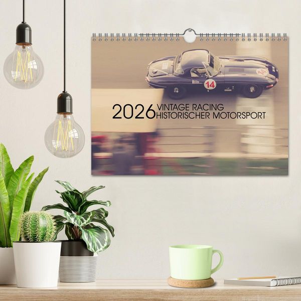Produktbild: Vintage Racing, historischer Motorsport (Wandkalender 2026 DIN A4 quer), CALVENDO Monatskalender