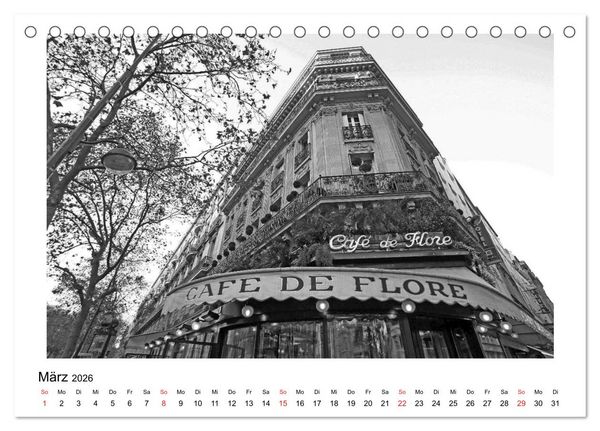 Produktbild: Paris vive la m&eacute;tropole (Tischkalender 2026 DIN A5 quer), CALVENDO Monatskalender