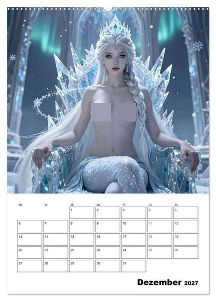 Produktbild: Mystische Engel (hochwertiger Premium Wandkalender 2027 DIN A2 hoch), Kunstdruck in Hochglanz