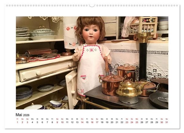 Produktbild: Altes Puppengeschirr (Wandkalender 2026 DIN A2 quer), CALVENDO Monatskalender