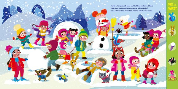 Produktbild: WO ist WAS? Wimmelige Weihnachten. Pappebuch f&uuml;r Kinder ab 2 Jahren