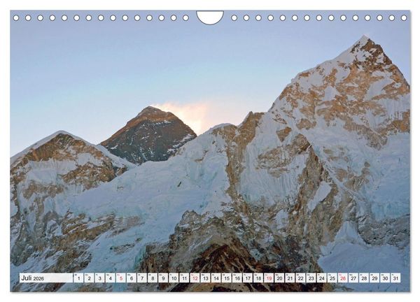 Produktbild: Grandioser Himalaya, Bergriesen in Nepal (Wandkalender 2026 DIN A4 quer), CALVENDO Monatskalender