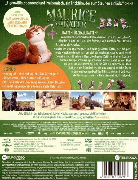 Produktbild: Maurice der Kater - Limited Mediabook-Edition (+ DVD)