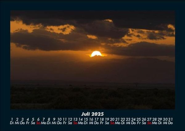 Produktbild: Sonnenunterg&auml;nge 2025 Fotokalender DIN A5