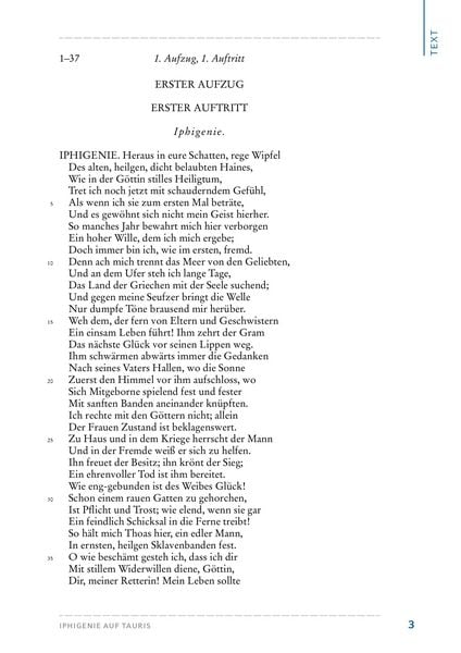 Produktbild: Iphigenie auf Tauris von Johann Wolfgang von Goethe (Textausgabe)