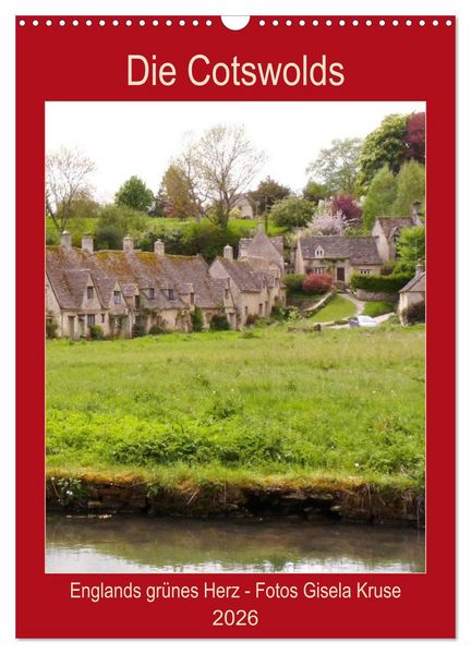 Produktbild: Die Cotswolds Englands gr&uuml;nes Herz (Wandkalender 2026 DIN A3 hoch), CALVENDO Monatskalender