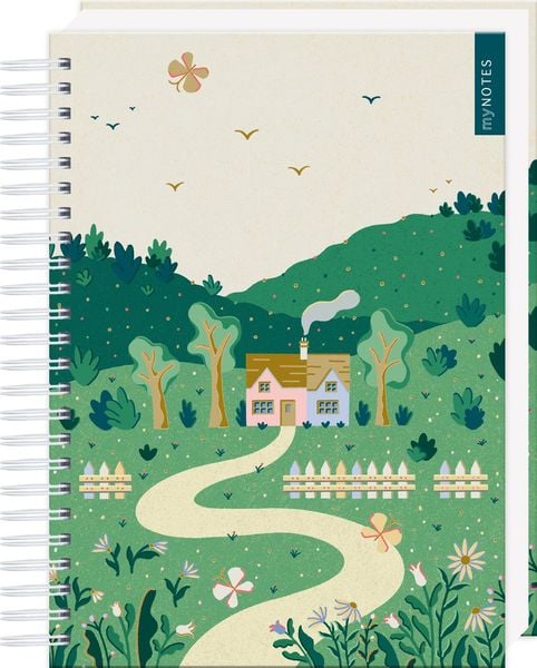 Produktbild: MyNOTES Papeterie: Ringbuch Cottage Style: Mein Cottage-Garten