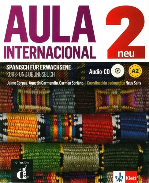 Aula internacional 02 Kurs- und Übungsbuch + MP3-CD