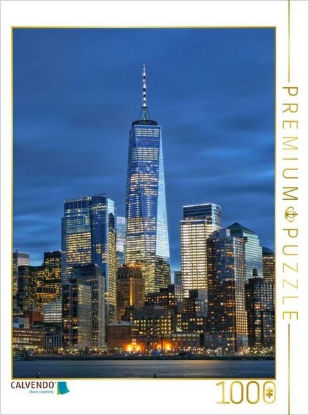 Produktbild: CALVENDO Puzzle One World Trade Center | 1000 Teile Lege-Gr&ouml;&szlig;e 64x48cm Foto-Puzzle f&uuml;r gl&uuml;ckliche Stunden