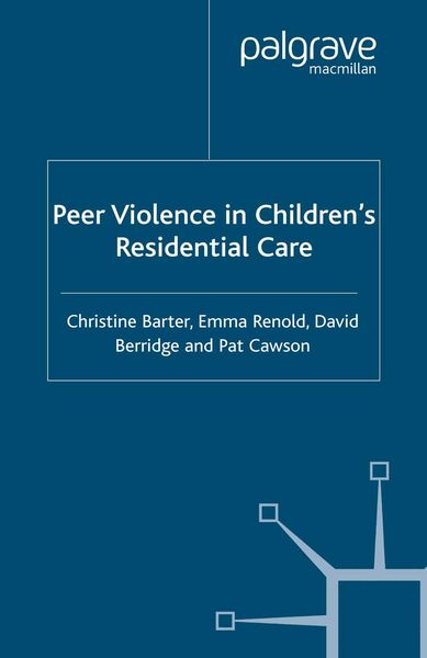 Produktbild: Peer Violence in Children's Residential Care