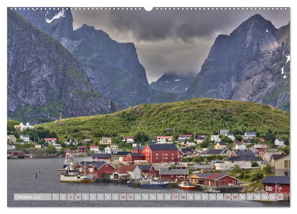 Produktbild: Die Farben Norwegens (hochwertiger Premium Wandkalender 2026 DIN A2 quer), Kunstdruck in Hochglanz