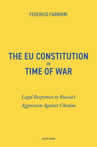 Produktbild: The EU Constitution in Time of War