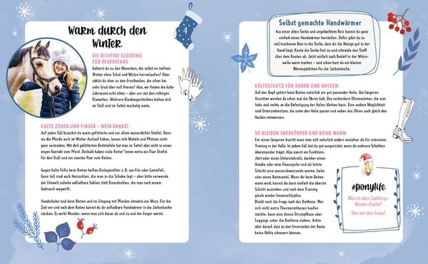 Produktbild: # ponylife &ndash; Mein Adventskalenderbuch &ndash; Von Lia und Lea
