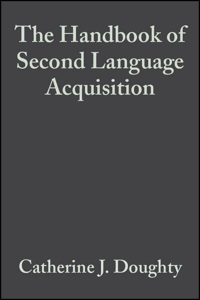 Produktbild: The Handbook of Second Language Acquisition