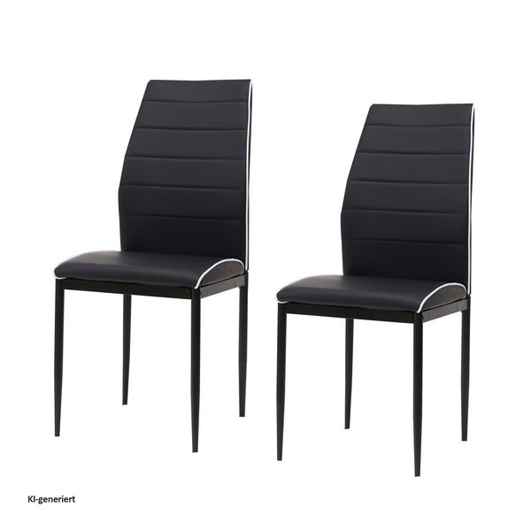 Produktbild: HTI-Living Stuhl Madison PU 2er-Set Stuhl Madison PU 2er-Set