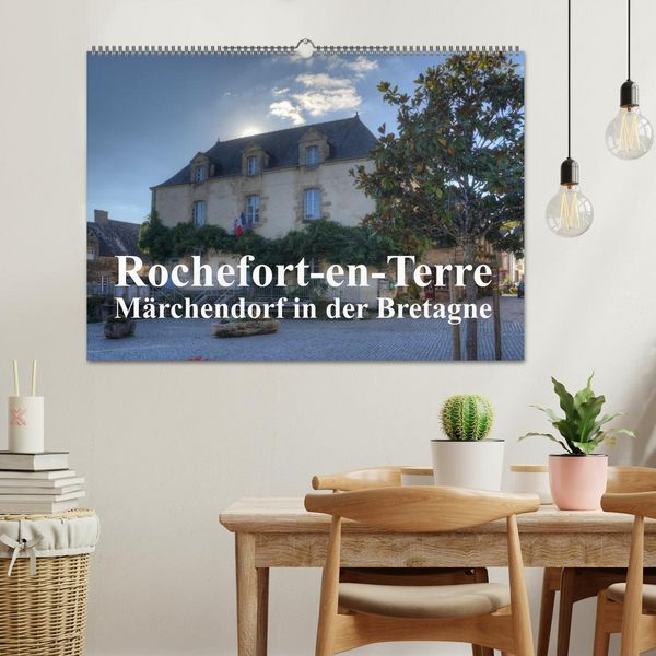 Produktbild: Rochefort-en-Terre, das Reiseziel in der Bretagne (Wandkalender 2026 DIN A2 quer), CALVENDO Monatskalender