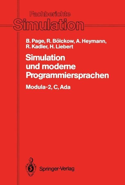 Produktbild: Simulation und moderne Programmiersprachen
